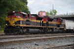 Westbound manifest comes out of the yard